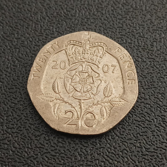20 Pence - Elizabeth II 4th  portrait - United Kingdom