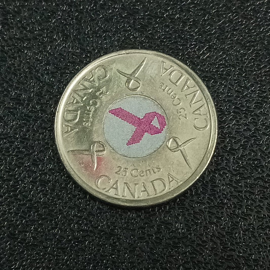 25 Cents 2006 (Pink Ribbon) - Canada : Breast Cancer Awareness