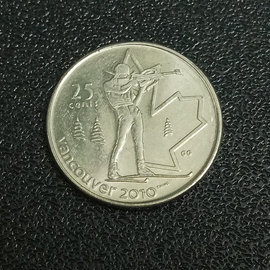 25 Cents 2007 (Biathlon) - Canada : 2010 Winter Olympics, Vancouver
