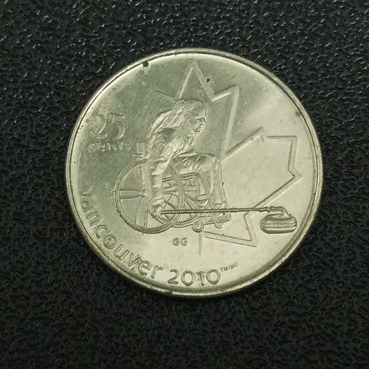 25 Cents 2007 (Wheelchair Curling) - Canada : 2010 Winter Olympics, Vancouver