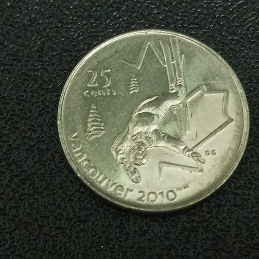 25 Cents 2008 (Freestyle Skiing) - Canada : 2010 Winter Olympics, Vancouver