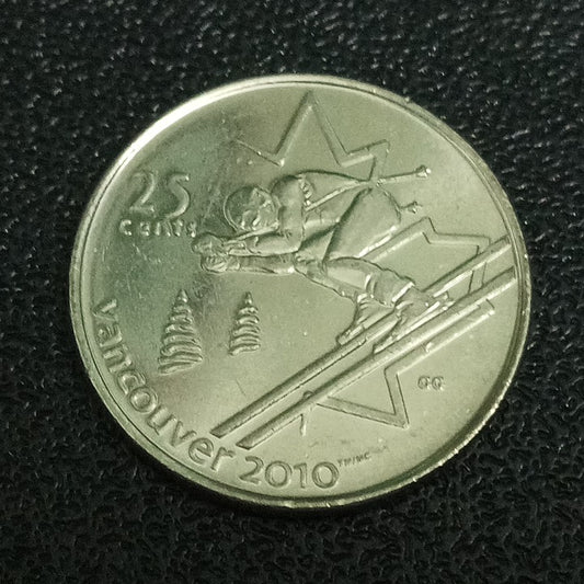 25 Cents 2007 (Alpine Skiing) - Canada : 2010 Winter Olympics, Vancouver