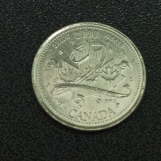 25 Cents 2000 (Pride) - Canada : Entry into the Third Millennium