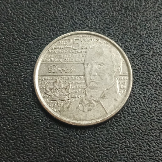 25 Cents - Elizabeth II (Sir Isaac Brock)