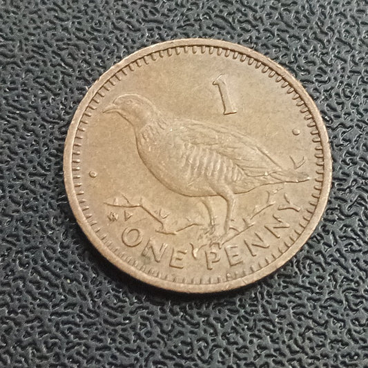 1 Penny Elizabeth II (Barbary Patridge) - Gibraltar