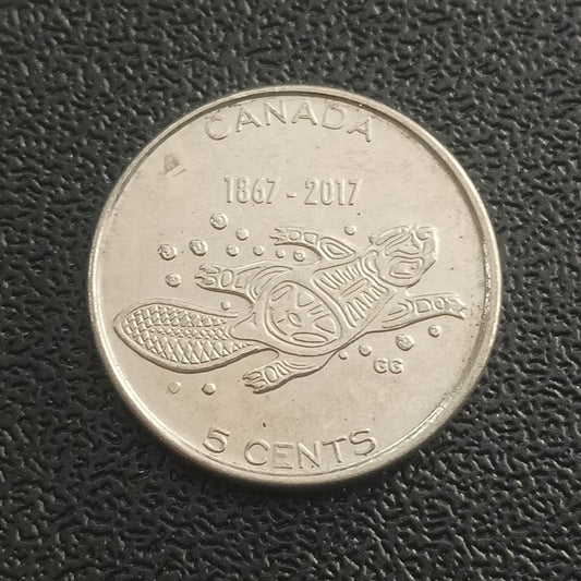 5 Cents 2017 (150th Anniversary) - Canada