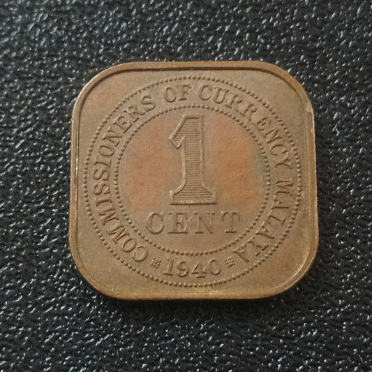 1 Cent 1940 (large type) - Malaya (Ref : 040803)