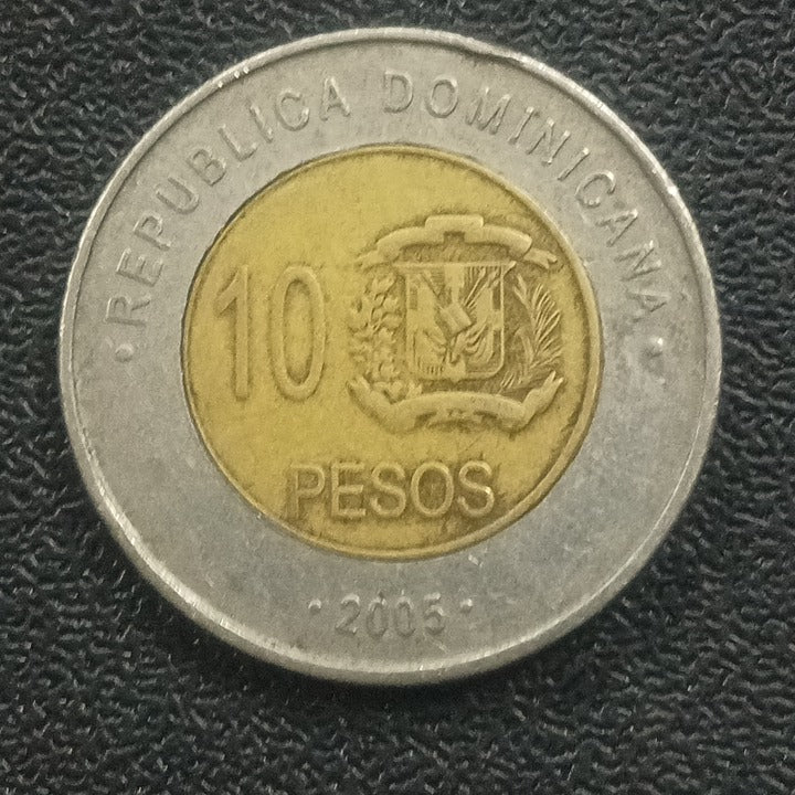 10 Pesos 2005 - Dominican Republic