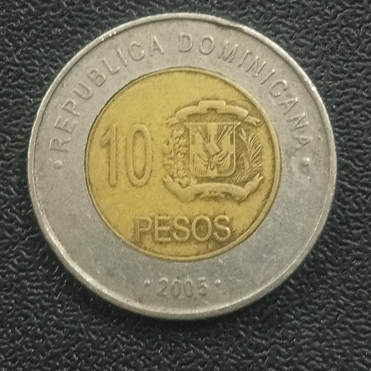 10 Pesos 2005 - Dominican Republic