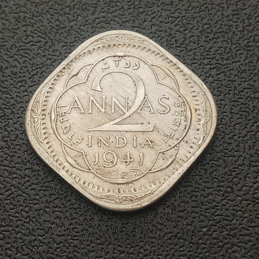 2 Anna 1941 Calcutta ( Ref : 180819)