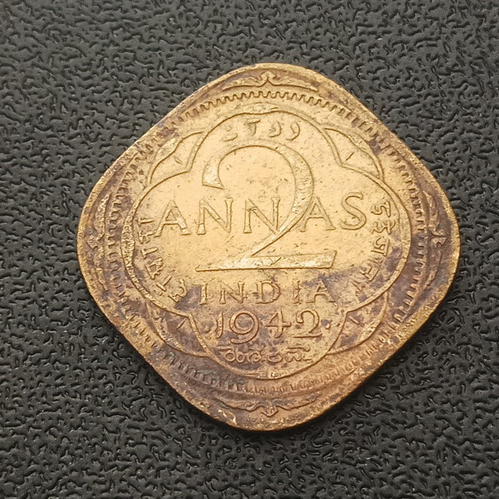 2 Anna 1942 Bombay (Ref : 180813)