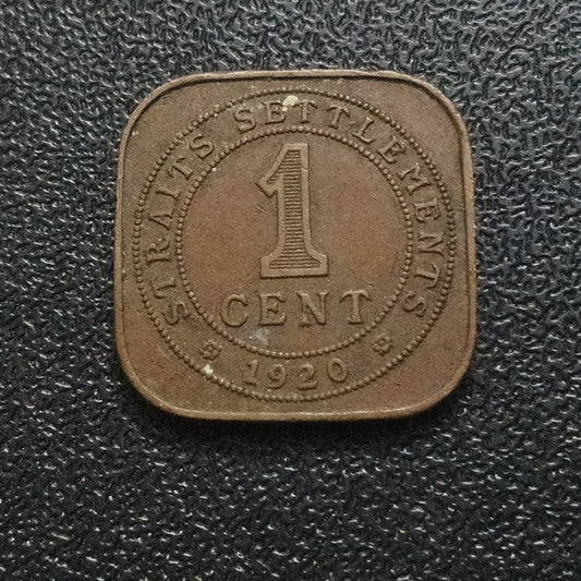 1 Cent 1920 - Straits Settlements (Ref : 220802)