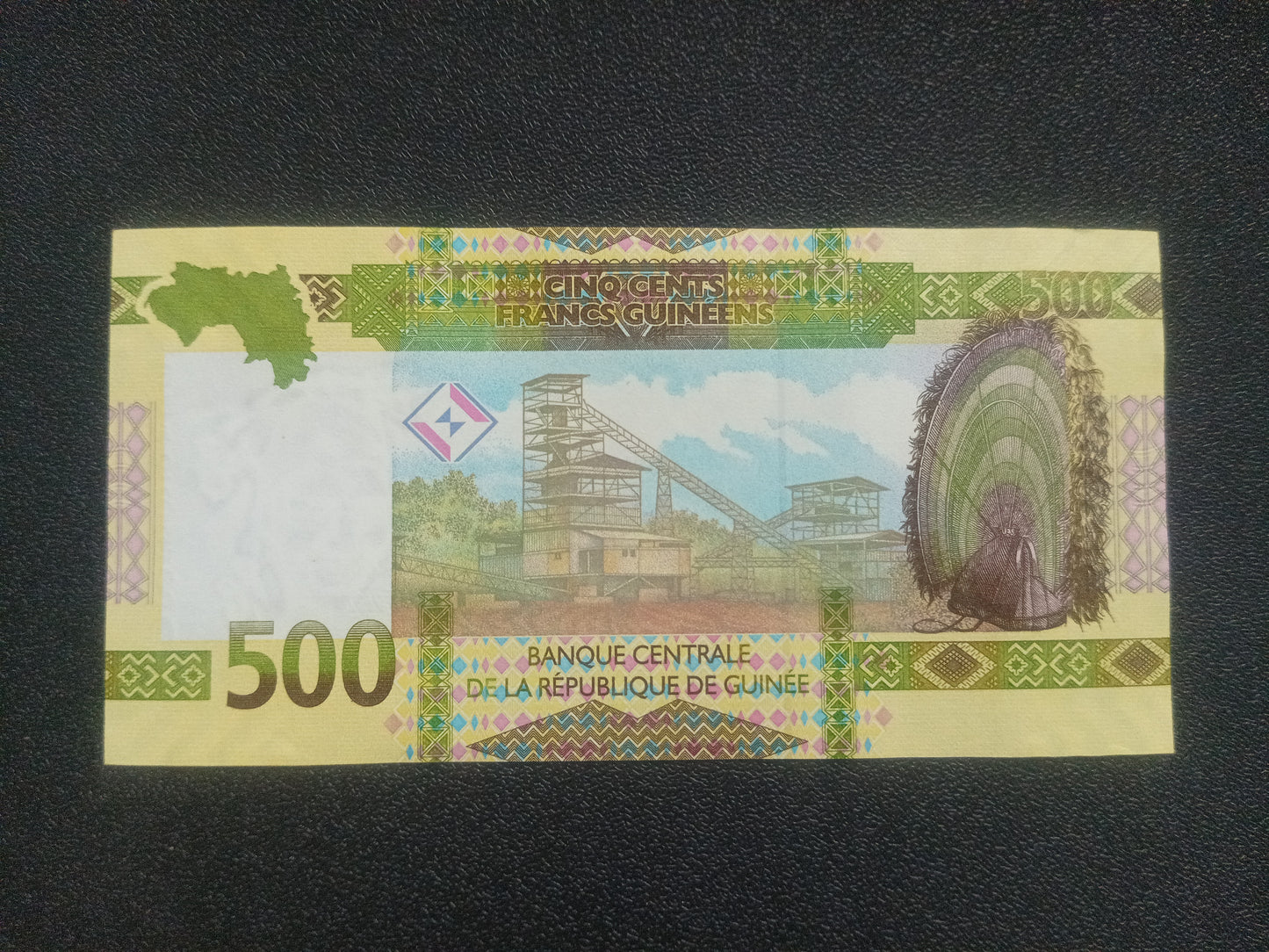 500 Francs 2022 UNC - Guinea