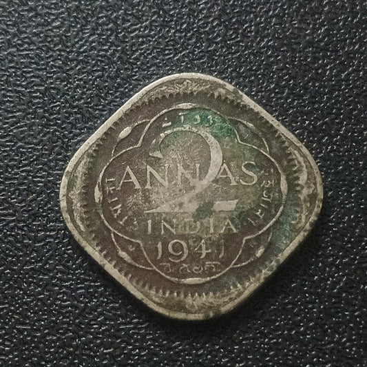 2 Anna 1941 Calcutta ( Ref : 150906)