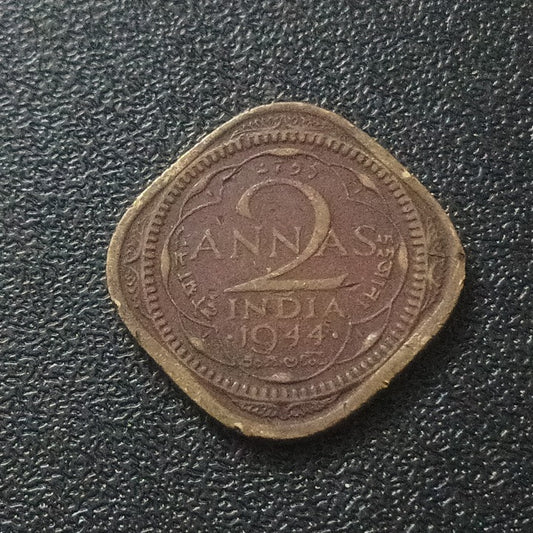 2 Anna 1944 Bombay - (Ref : 150502)