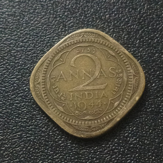 2 Anna 1944 Bombay - (Ref : 150501)