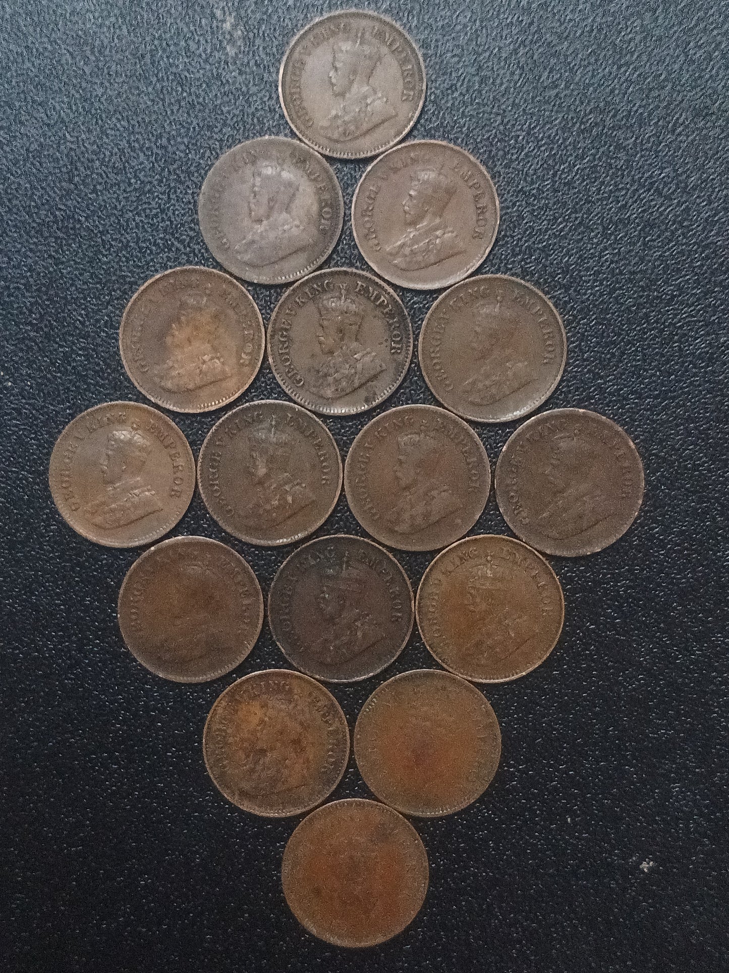 1/2 Pice - Set of 16 Different Years (Ref :Set220901)