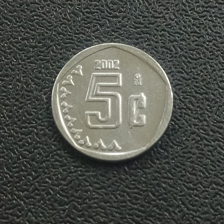 5 Centavos 2002 - Mexico