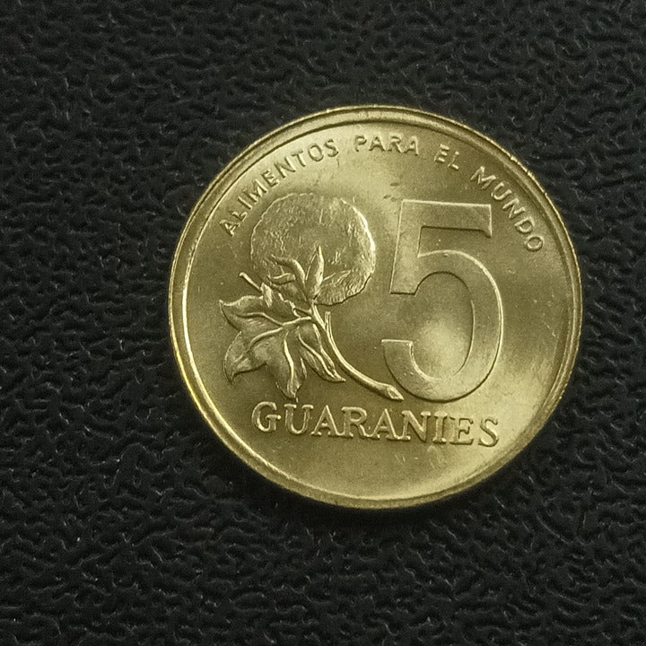 5 Guaranies 1992 (FAO) UNC - Paraguay