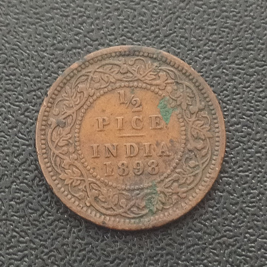 1/2 Pice 1898 Victoria (Ref : 021016)