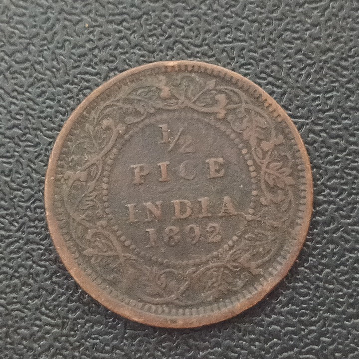 1/2 Pice 1892 Victoria (Ref : 021011)