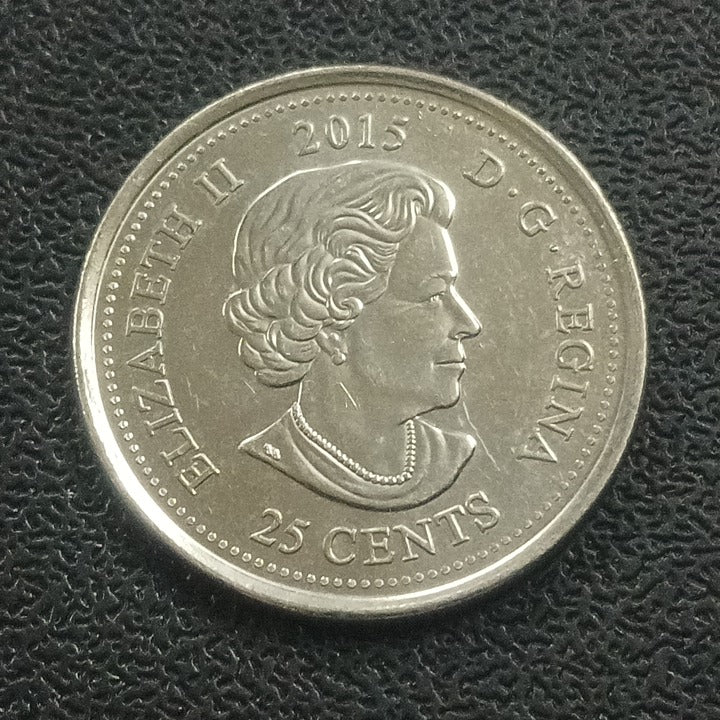 25 Cents 2015 (100th Anniversary of "In Flanders Field" Poem) - Canada