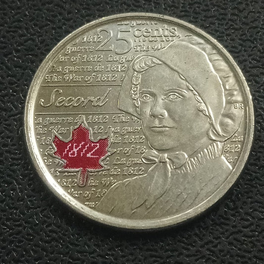 25 Cents 2013 (Laura Secord: The War of 1812) - Canada