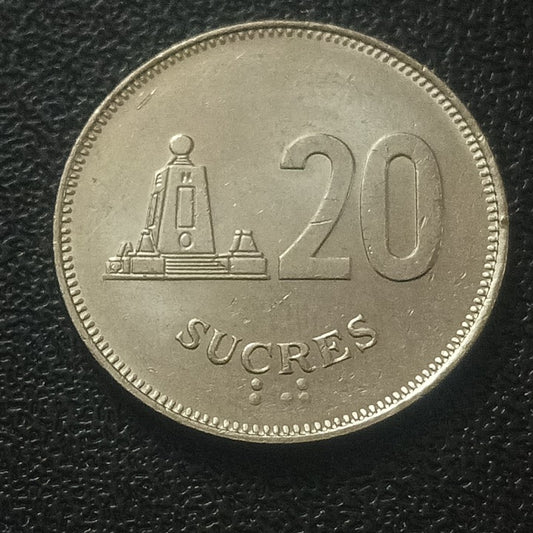 20 Sucres 1991 UNC - Ecuador