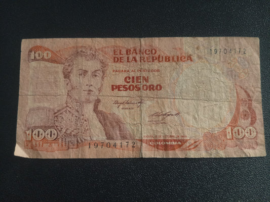 100 Pesos Oro - Colombia (Ref : 071006N)