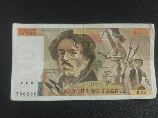 100 Francs 1980 - France (Ref : 071008N)