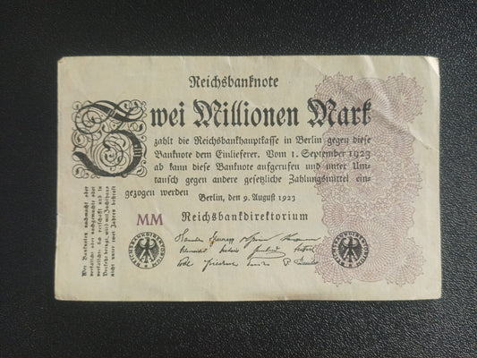 2 Million Mark 1923 - Germany (Ref : 071010N)