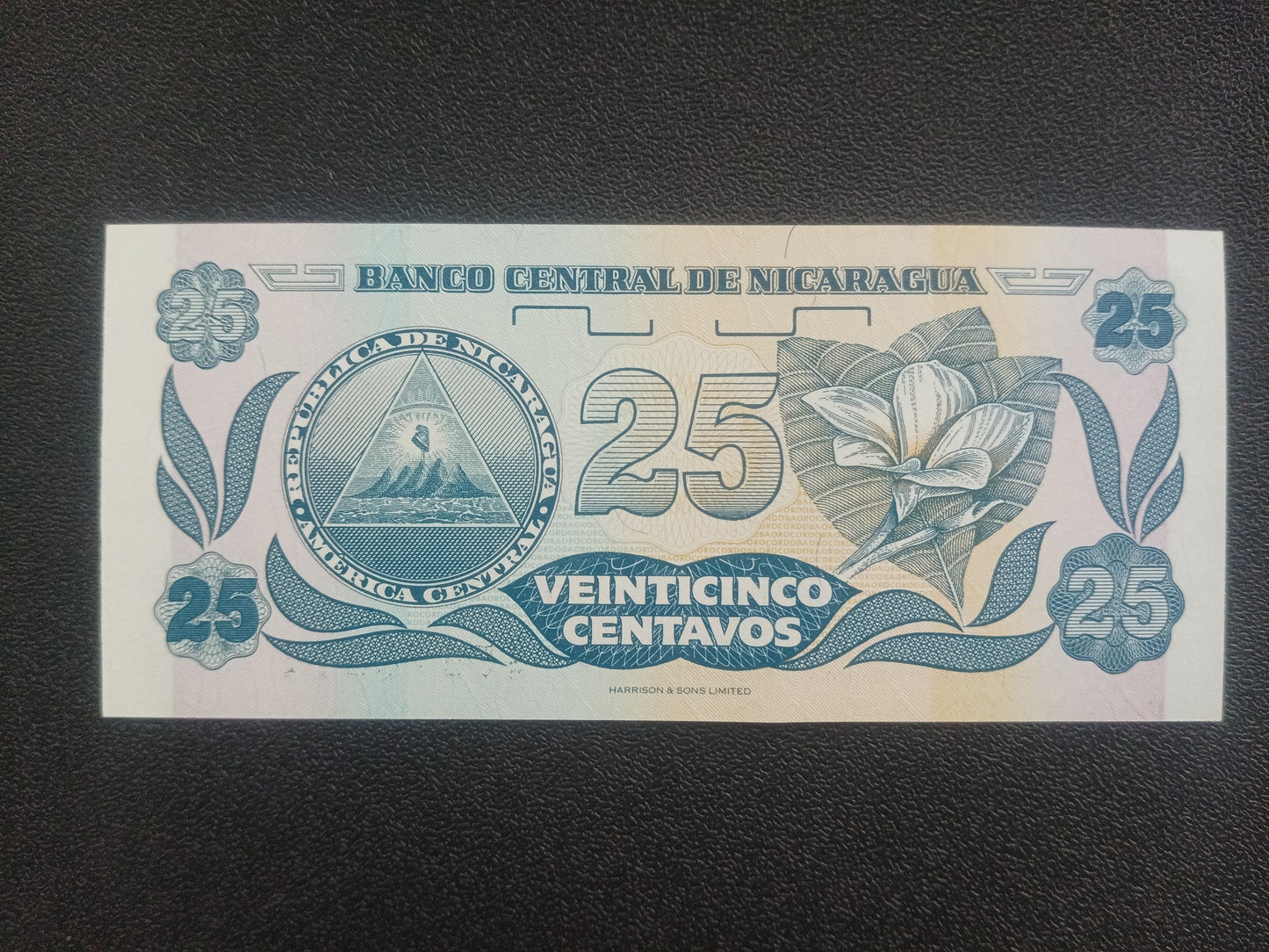 25 Centavos 1991 UNC - Nicaragua