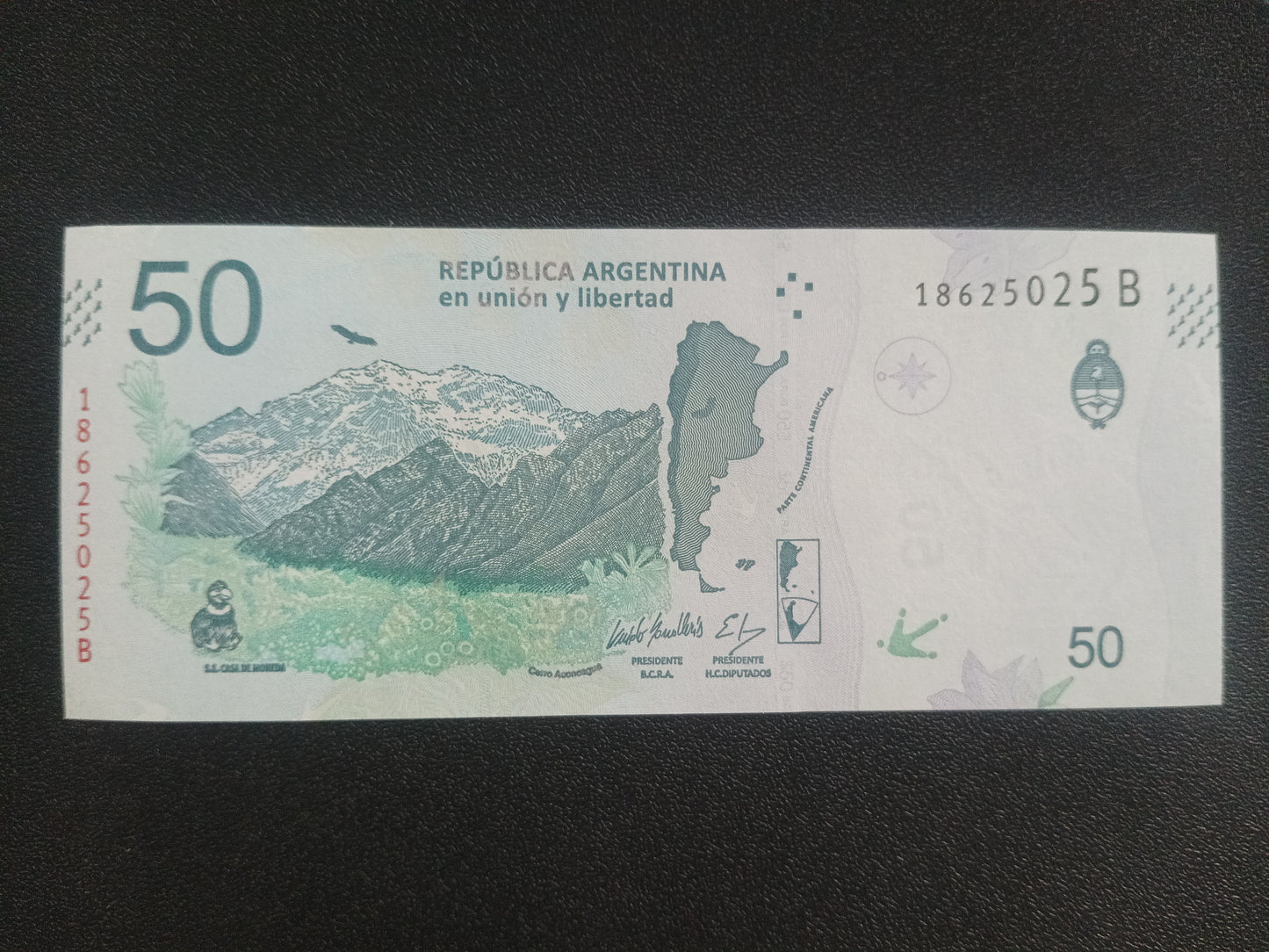 50 Pesos (2018-2020)UNC - Argentina