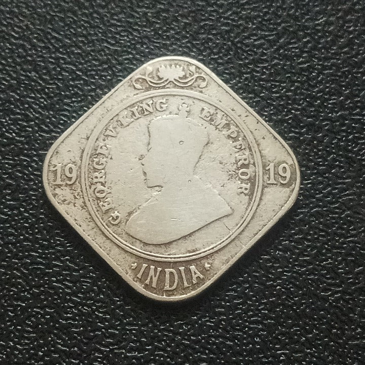 2Annas 1919 Calcutta Scarce - (Ref : 081002)