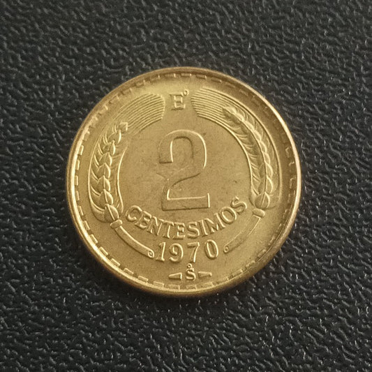 2 Centesimo 1970 UNC - Chile