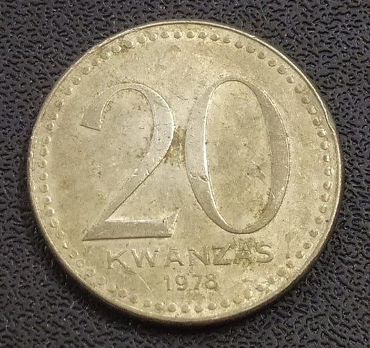 20 Kwanzas 1978 - Angola (Big Coin)