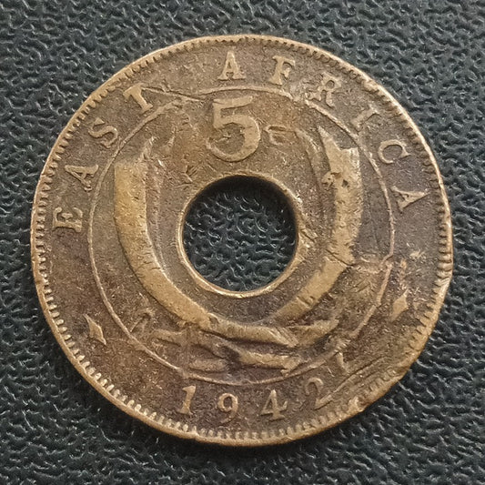 5 Cents 1942 - East Africa (Ref : 281015)