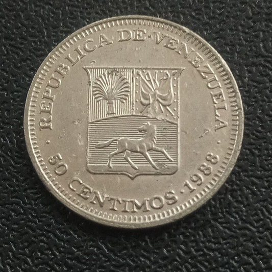 50 Centimos 1988 - Venezuela