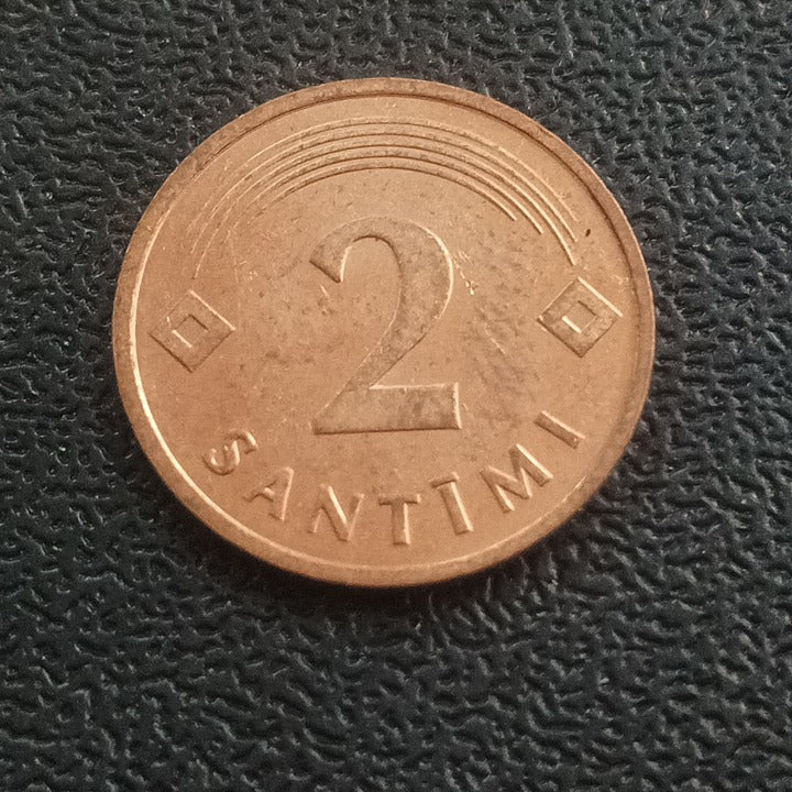 2 Santinm 1992 UNC - Latvia