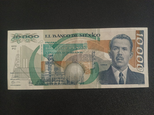 10000 Pesos 1989 - Mexico (Ref : 301017N)