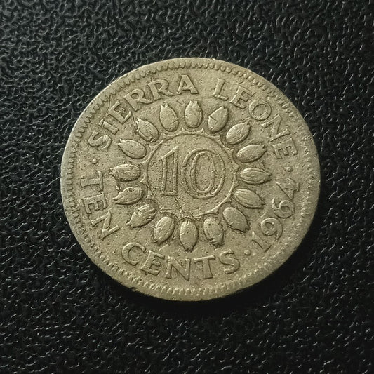 10 Cents 1964 Scarce - Sierra Leone