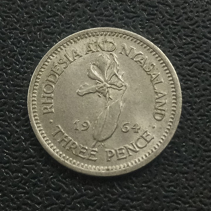 3 Pence 1964 - Rhodesia & Nyasaland (Ref : 081107)