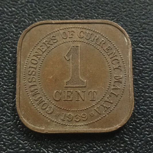 1 Cent 1939 (large type) - Malaya (Ref : 081109)