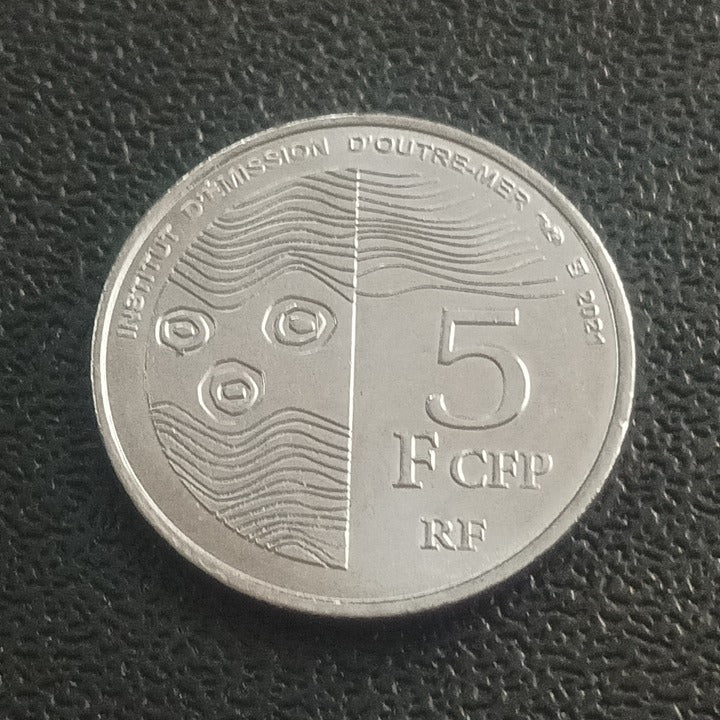 5 Francs CFP 2021 UNC - French Pacific Territories