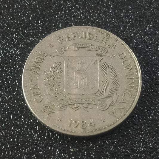 25 Centavos 1984  (Mirabal Sisters) - Dominican Republic