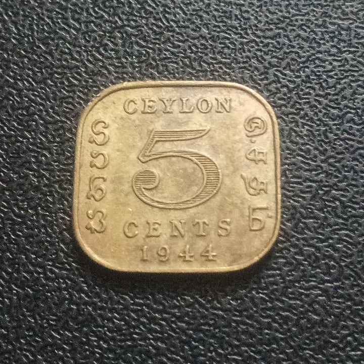 5 Cents 1944 - Ceylon