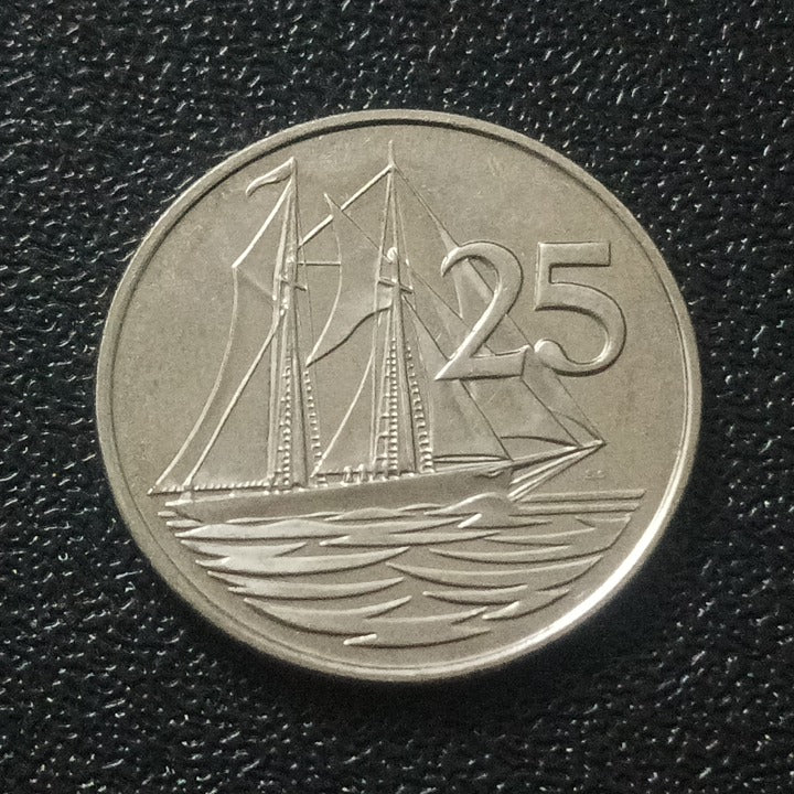 25 Cents 2008 UNC - Cayman Islands