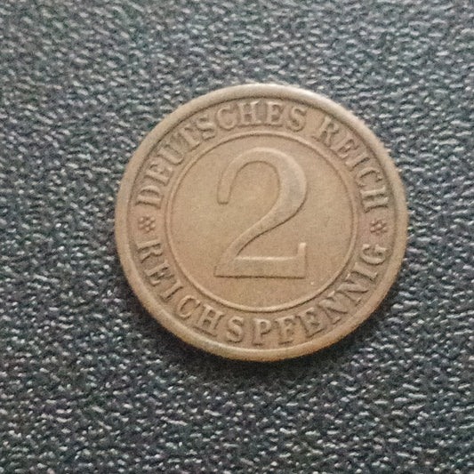 2 Reichspfennig  - Germany