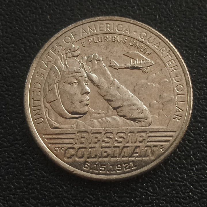 1/4 Dollar (Bessie Coleman ) - U.S.A - American Women Quarter Program