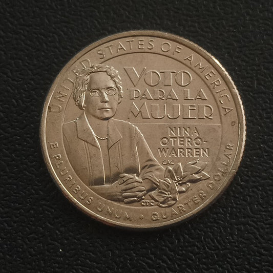 1/4 Dollar (Nina Otero Warren) - U.S.A - American Women Quarter Program